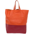 CELINE Hand Bag Leather Orange  ep3321