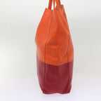 CELINE Hand Bag Leather Orange  ep3321