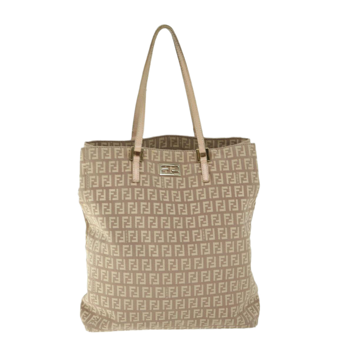 FENDI Zucchino Canvas Hand Bag Pinkep3377