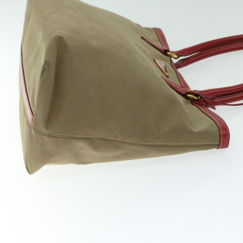 PRADA Tote Bag Canvas Brown  ep3385