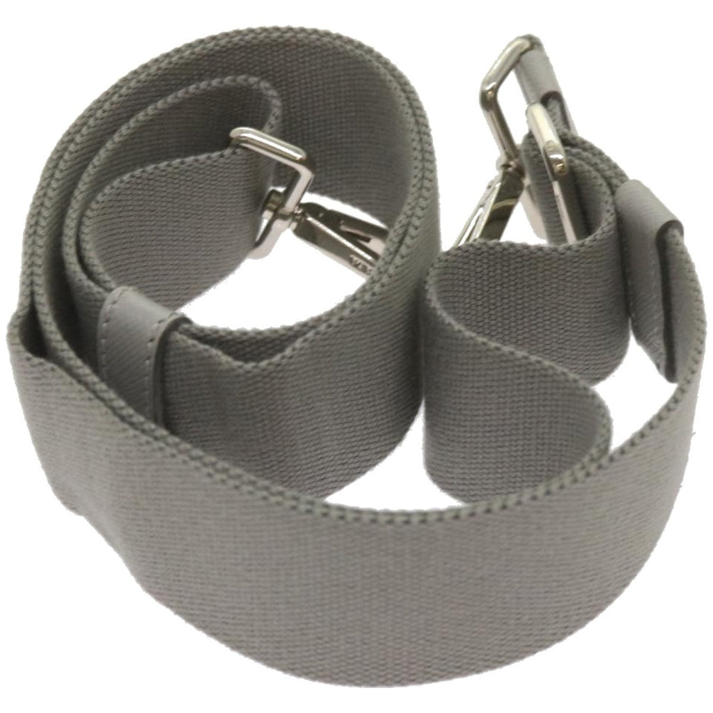 PRADA Adjustable Shoulder Strap Canvas 24.4""-42.1"" Gray  ep3481