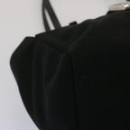 FENDI Mamma Baguette Shoulder Bag Nylon Blackep3486