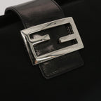 FENDI Mamma Baguette Shoulder Bag Nylon Blackep3486