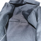 FENDI Mamma Baguette Shoulder Bag Nylon Blackep3486