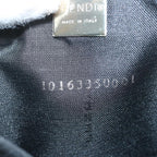 FENDI Mamma Baguette Shoulder Bag Nylon Blackep3486