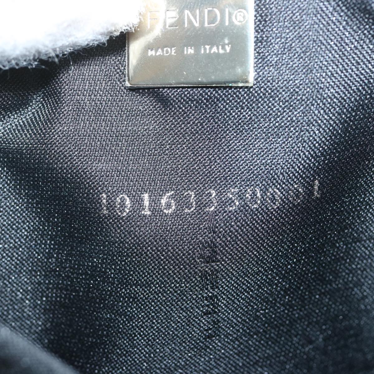 FENDI Mamma Baguette Shoulder Bag Nylon Blackep3486