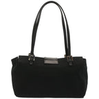 FENDI Mamma Baguette Shoulder Bag Nylon Blackep3486