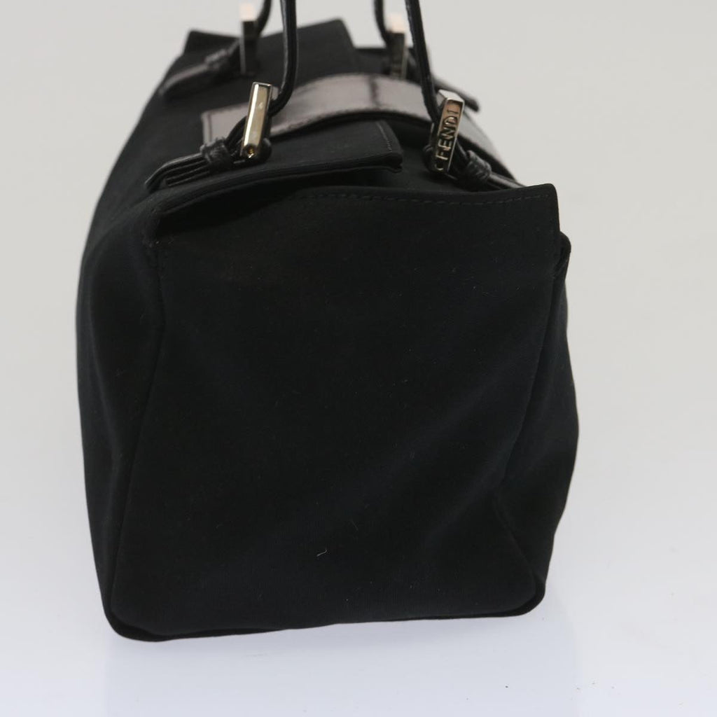 FENDI Mamma Baguette Shoulder Bag Nylon Blackep3486