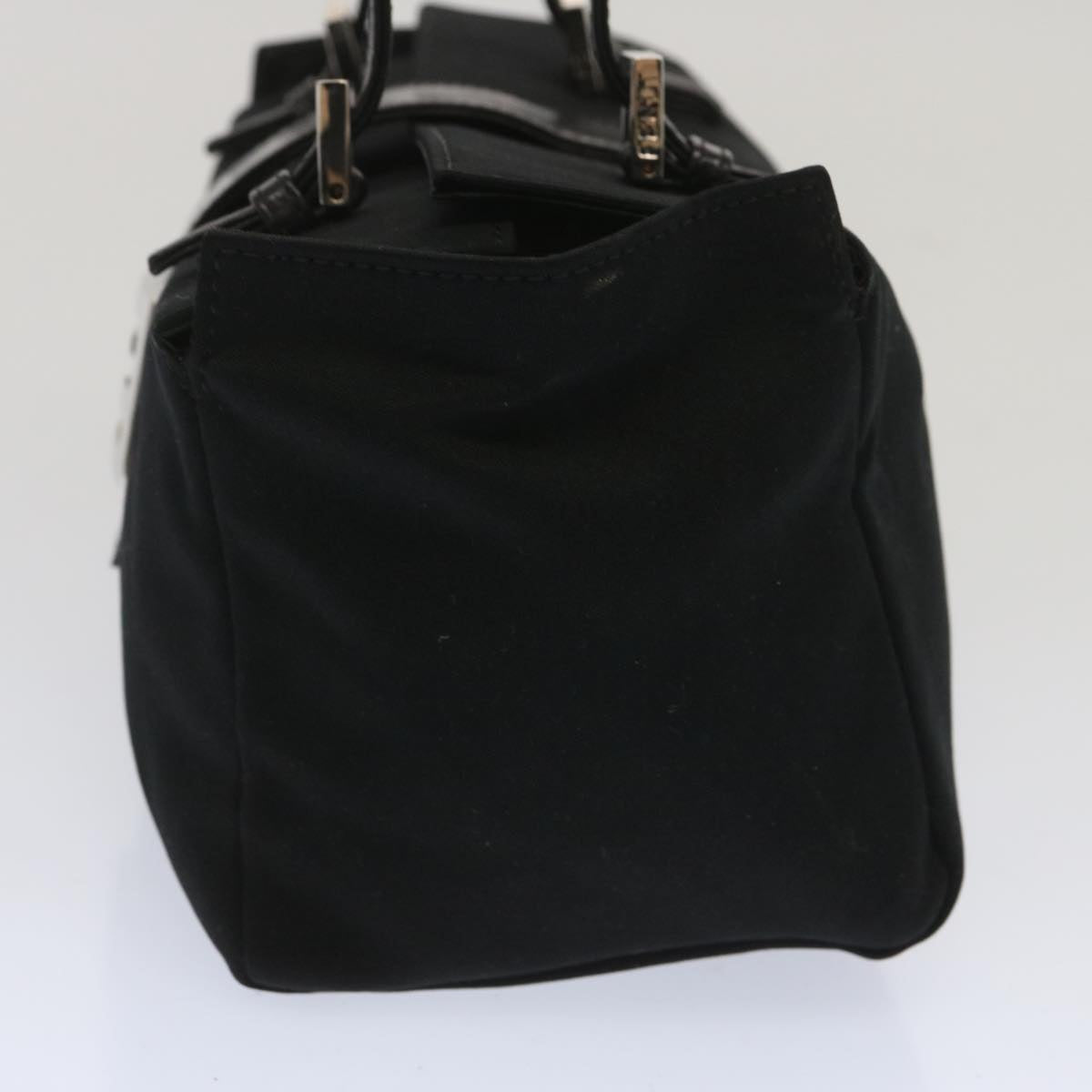 FENDI Mamma Baguette Shoulder Bag Nylon Blackep3486