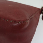 FENDI Mamma Baguette Shoulder Bag Leather Redep3505
