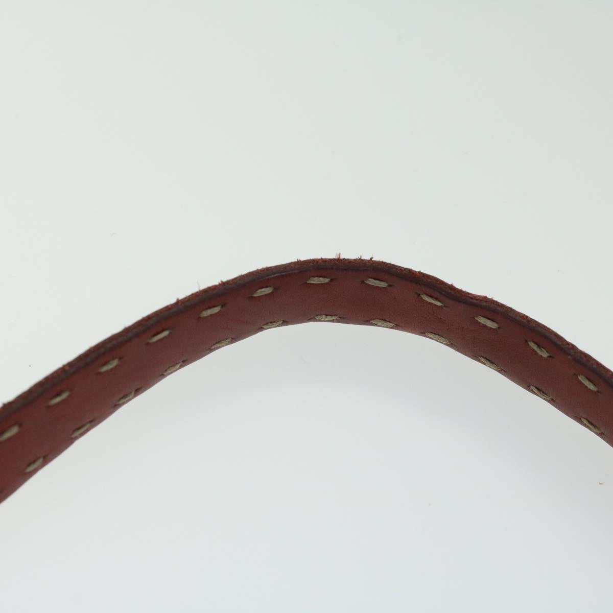 FENDI Mamma Baguette Shoulder Bag Leather Redep3505