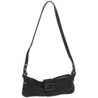 FENDI Mamma Baguette Shoulder Bag Cotton Gray 2354 26685 008ep3514