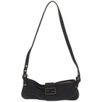 FENDI Mamma Baguette Shoulder Bag Cotton Gray 2354 26685 008ep3514