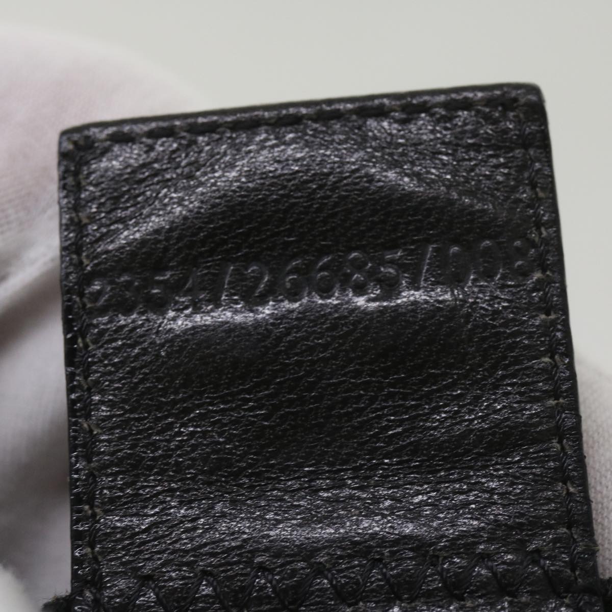 FENDI Mamma Baguette Shoulder Bag Cotton Gray 2354 26685 008ep3514