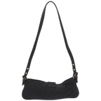 FENDI Mamma Baguette Shoulder Bag Cotton Gray 2354 26685 008ep3514