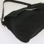 FENDI Mamma Baguette Shoulder Bag Nylon Black 2321 26325 079ep3515