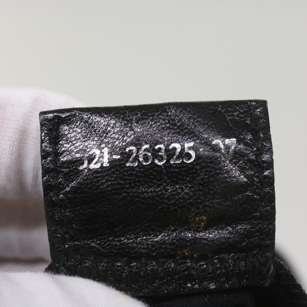 FENDI Mamma Baguette Shoulder Bag Nylon Black 2321 26325 079ep3515