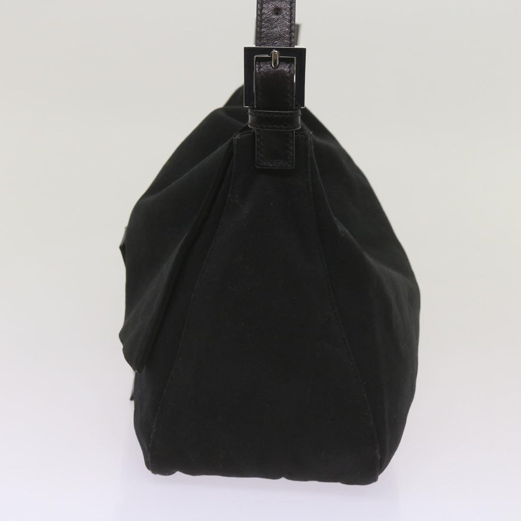 FENDI Mamma Baguette Shoulder Bag Nylon Black 2321 26325 079ep3515