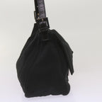 FENDI Mamma Baguette Shoulder Bag Nylon Black 2321 26325 079ep3515