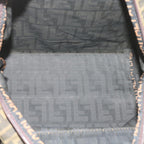 FENDI Zucca Canvas Hand Bag Black Brownep3561