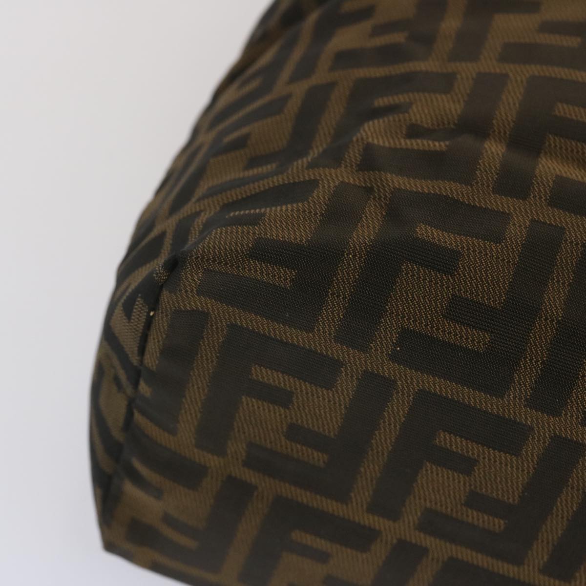 FENDI Zucca Canvas Tote Bag Black Brownep3655