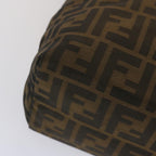 FENDI Zucca Canvas Tote Bag Black Brownep3655