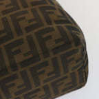 FENDI Zucca Canvas Tote Bag Black Brownep3655