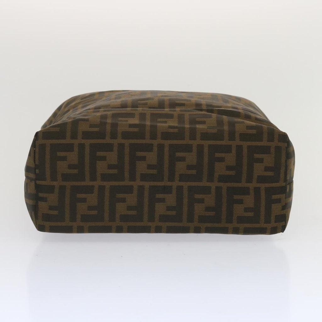 FENDI Zucca Canvas Tote Bag Black Brownep3655