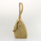 FENDI Mamma Baguette Shoulder Bag Suede Beigeep3672