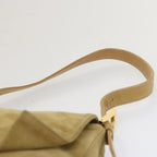 FENDI Mamma Baguette Shoulder Bag Suede Beigeep3672