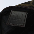 FENDI Zucca Canvas Hand Bag Brown Blackep3722