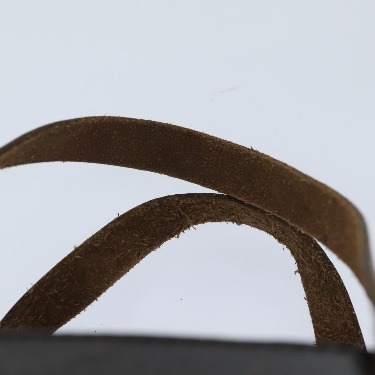 FENDI Zucca Canvas Hand Bag Brown Blackep3722