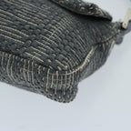 FENDI Zucca Canvas Mamma Baguette Shoulder Bag Grayep3723