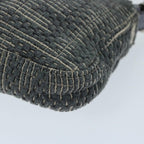 FENDI Zucca Canvas Mamma Baguette Shoulder Bag Grayep3723