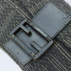 FENDI Zucca Canvas Mamma Baguette Shoulder Bag Grayep3723