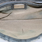 FENDI Zucca Canvas Mamma Baguette Shoulder Bag Grayep3723