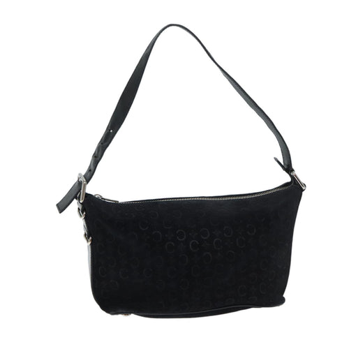 CELINE C Macadam Canvas Shoulder Bag Black  ep3728