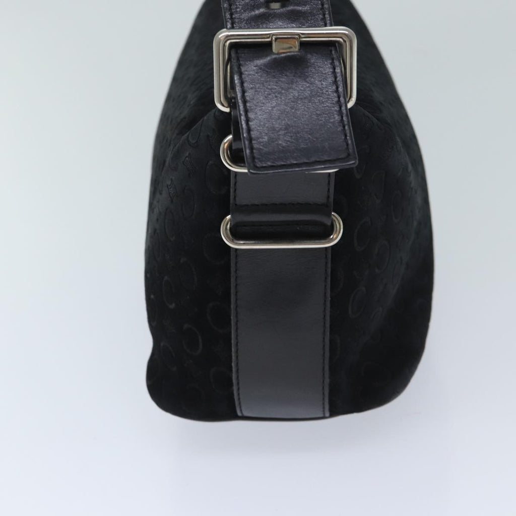 CELINE C Macadam Canvas Shoulder Bag Black  ep3728