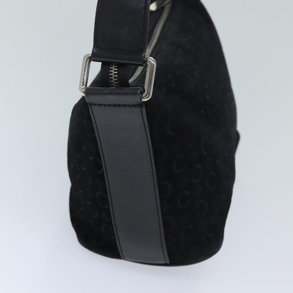 CELINE C Macadam Canvas Shoulder Bag Black  ep3728