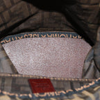 FENDI Zucca Canvas Hand Bag Brown Blackep3784