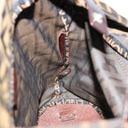 FENDI Zucca Canvas Hand Bag Brown Blackep3784