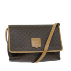 CELINE Macadam Canvas Shoulder Bag PVC Brown  ep3786