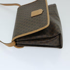 CELINE Macadam Canvas Shoulder Bag PVC Brown  ep3786