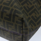 FENDI Zucca Canvas Tote Bag Black Brownep3830