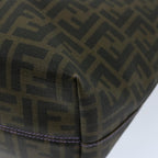 FENDI Zucca Canvas Tote Bag Black Brownep3830