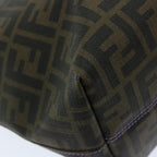 FENDI Zucca Canvas Tote Bag Black Brownep3830