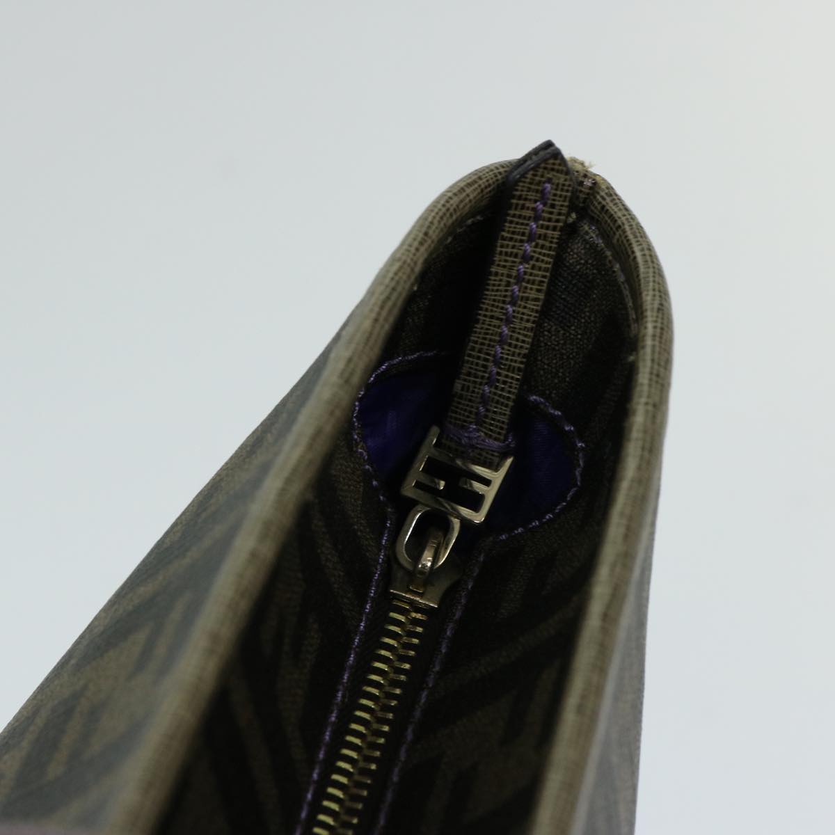 FENDI Zucca Canvas Tote Bag Black Brownep3830
