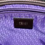 FENDI Zucca Canvas Tote Bag Black Brownep3830