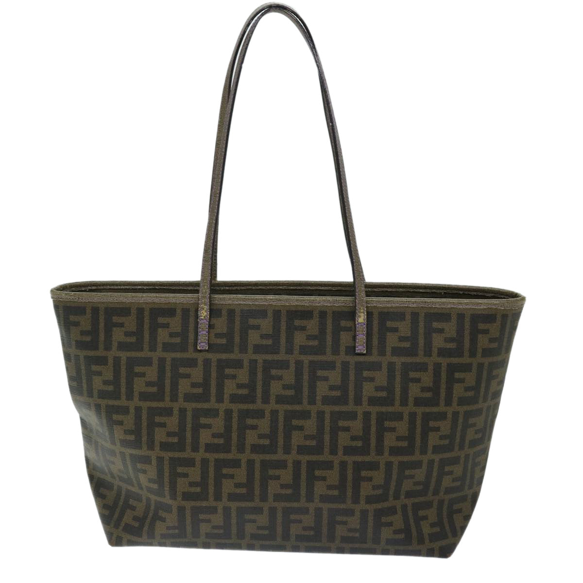 FENDI Zucca Canvas Tote Bag Black Brownep3830