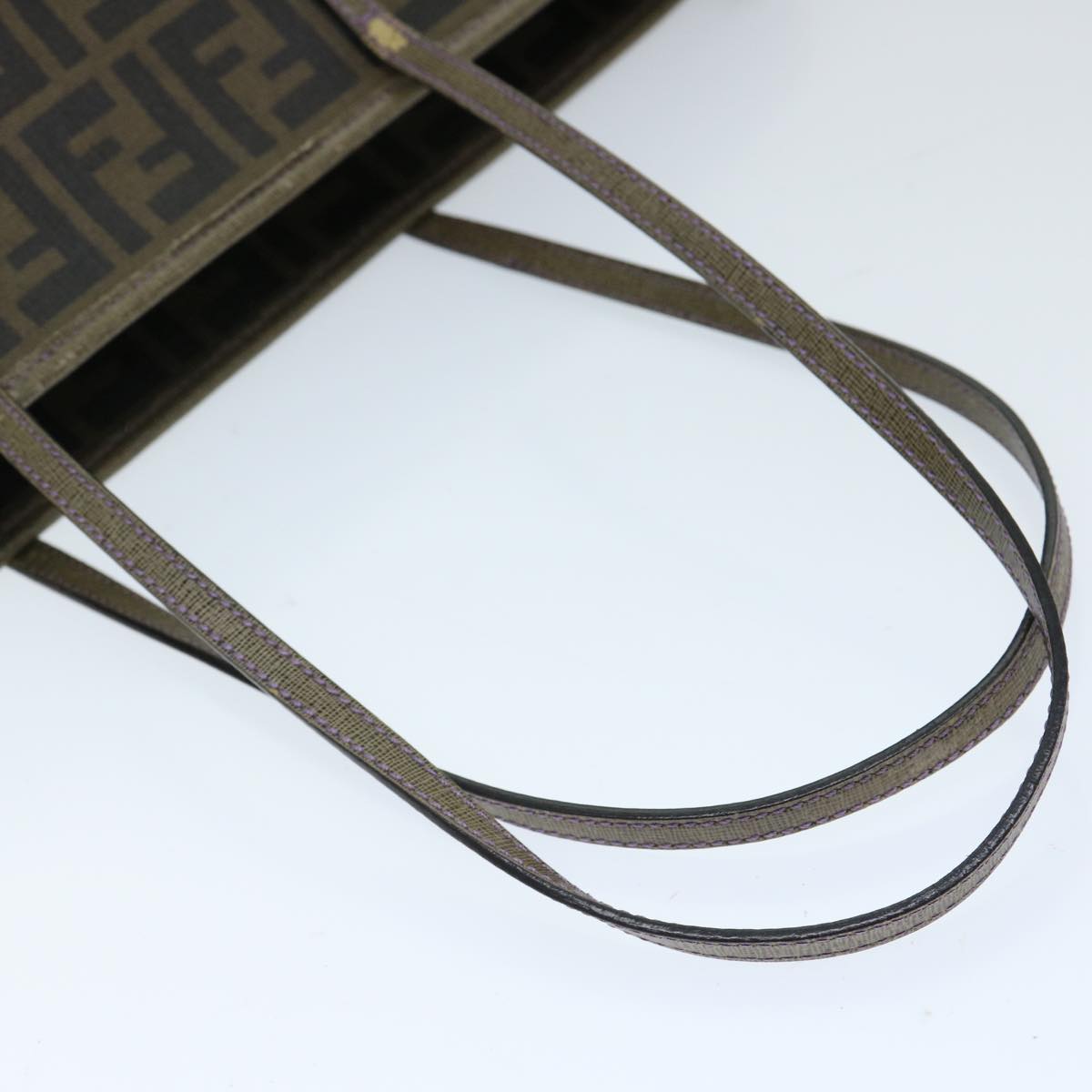 FENDI Zucca Canvas Tote Bag Black Brownep3830